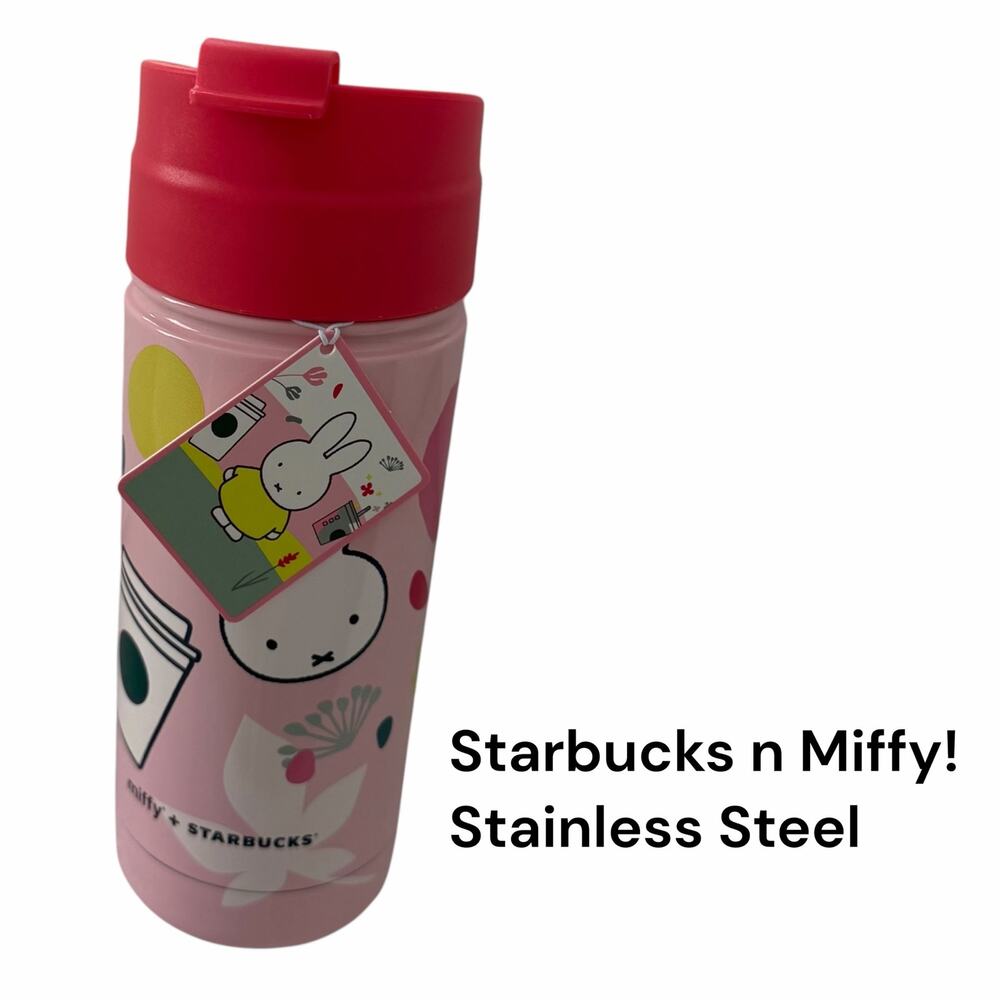 Starbucks n Miffy 18oz Stainless Steel Tumbler New Pink